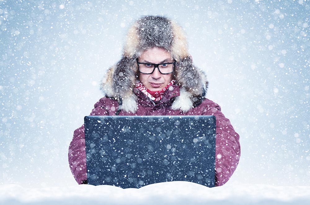 Keeping the Internet Up When the Snow Comes Down